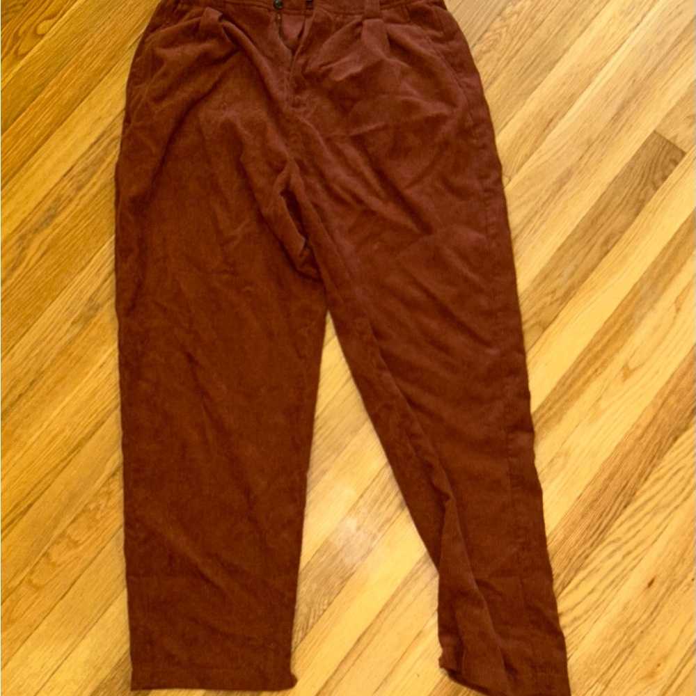 Madewell Women's Corduroy Pants in Rich Brown